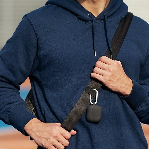 UNIQ Vencer AirPods 3:e generationens silikonfodral grå/mörkgrå
