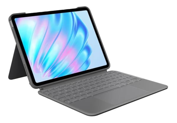 LOGITECH Combo Touch -näppäimistökotelo Apple iPad Air 11:lle (M2), harmaa