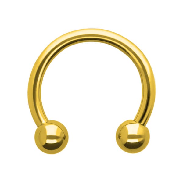 Titanium Guld Hestesko - TKP-001 1.2/10/3