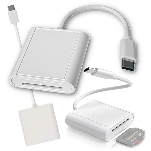USB-C -SD-kortinlukija