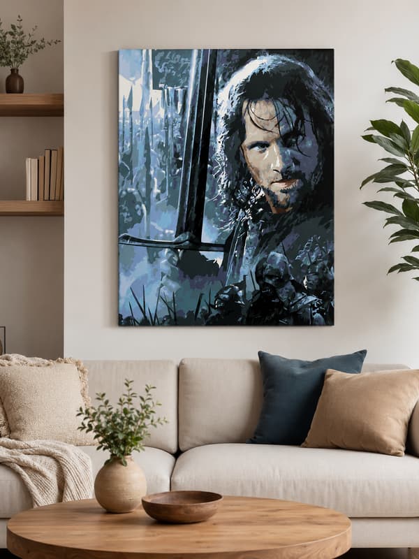 Målning med siffror Aragorn Sagan om ringen 40x50cm