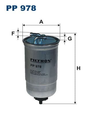 BRÆNDSTOFFILTER PP978 FILTRON