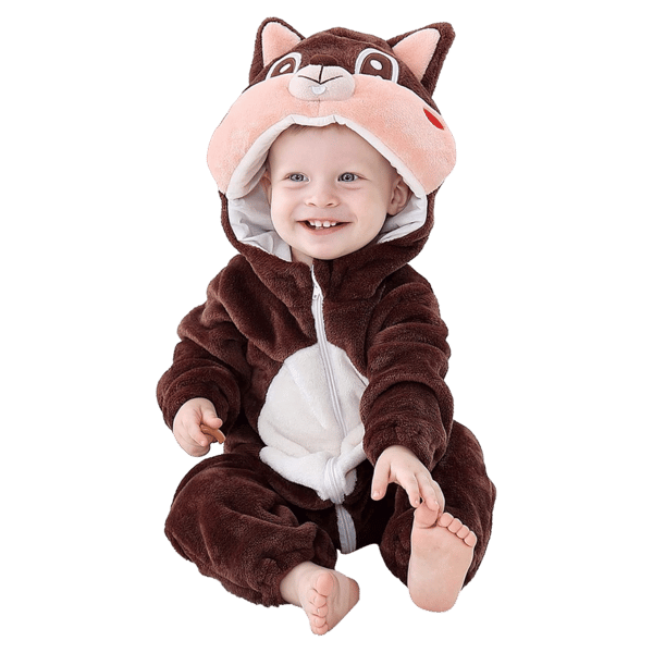 Pyjamasdräkt Ekorre Baby 80: 65-75 cm