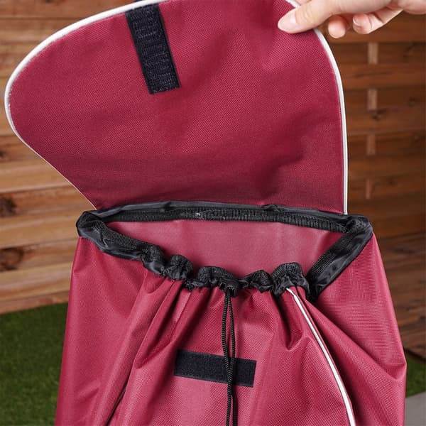 Ostoskärryt laukulla bordeaux 30 l
