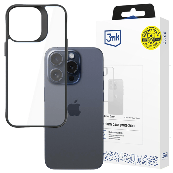 Apple iPhone 15 Pro – 3mk Satin Armor-skal+