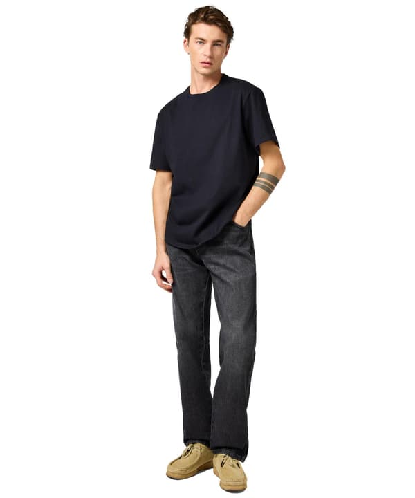 T-paita Wrangler SS SOLID TEE 112365120 Musta T-paita Wrangler SS SOLID TEE 112365120 Musta M