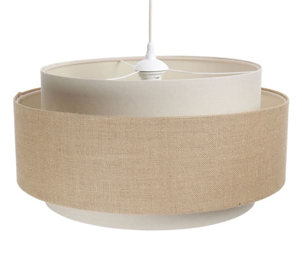Pendellampa beige-kräm DUMBLE