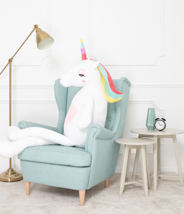 Unicorn Felix 160 cm - vit