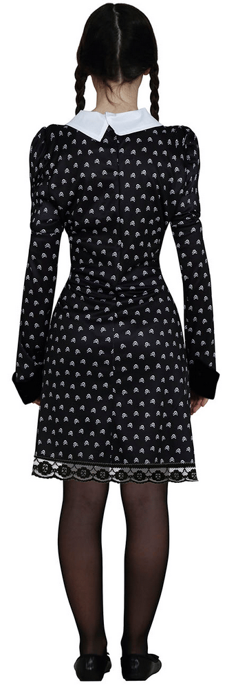 Wednesday Addams kostume 14-16 år