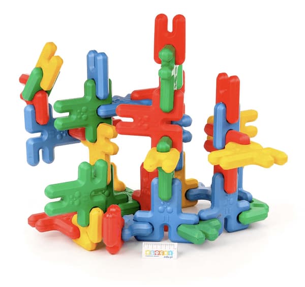 Store 3D-klodser - Domino 40 brikker - Ny