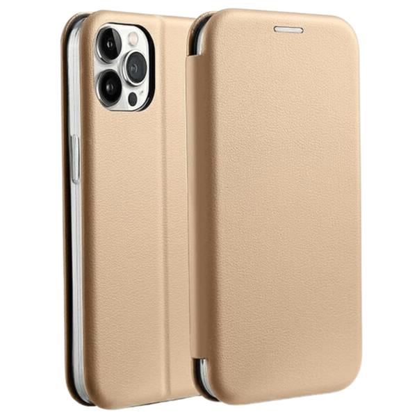 Beline Book Magnetiskt Skal iPhone 14 Pro6.1 guld/guld