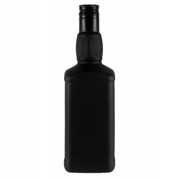 Daniel glasflaske 500ml sort MAT til whisky, likører, alkohol, gave