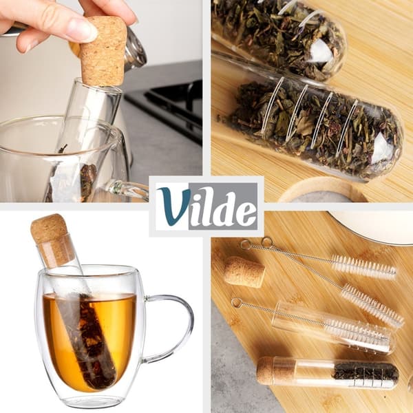 ÖRTTE-INFUSER I GLAS, 3 ST. 259425