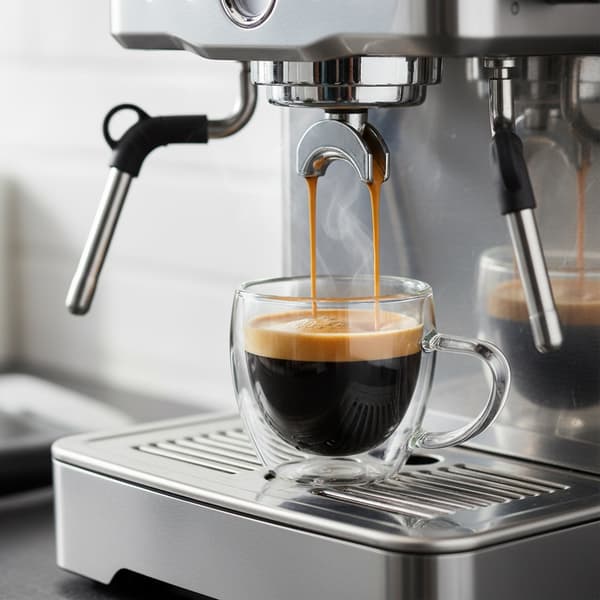 Dubbelväggigt termoglas för espresso DOUBLE 100 ml