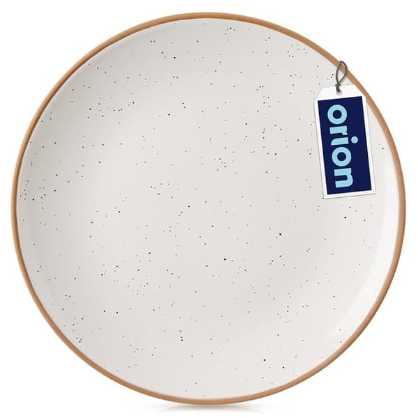 Desserttallerken keramisk beige 20 cm