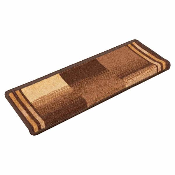 vidaXL selvklæbende trappetrin, 10 stk., 65x21x4 cm, brun