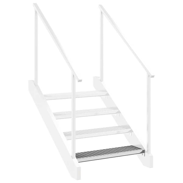 vidaXL trinbræt 70x24x7 cm galvaniseret stål