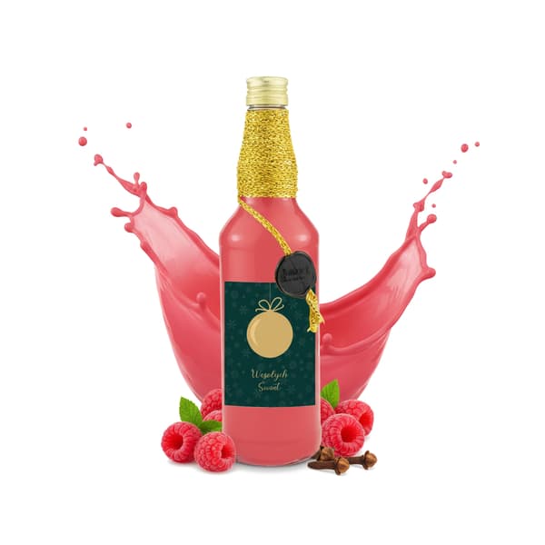 10x MONOPOL-FLASKOR 500ml JULDEKORERADE För Likörpresent