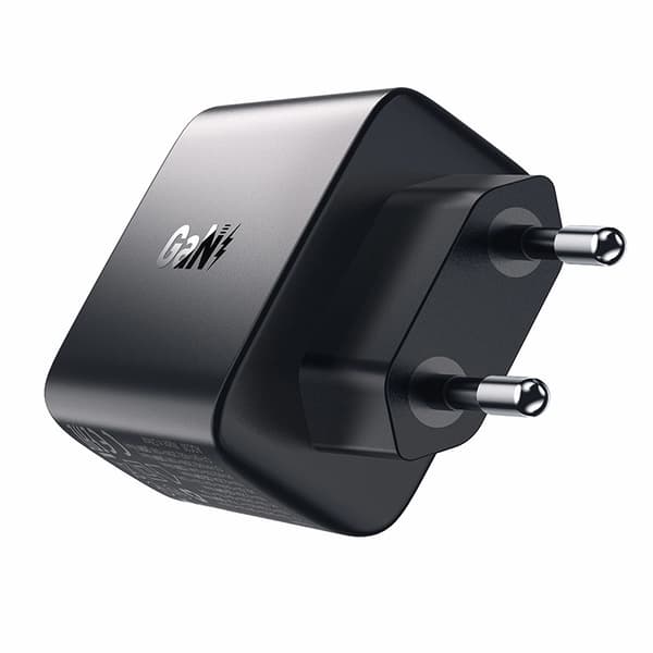 Acefast A57 PD 35W GaN Oplader 2 x USB-A + USB-C med 3 Porte - Sort