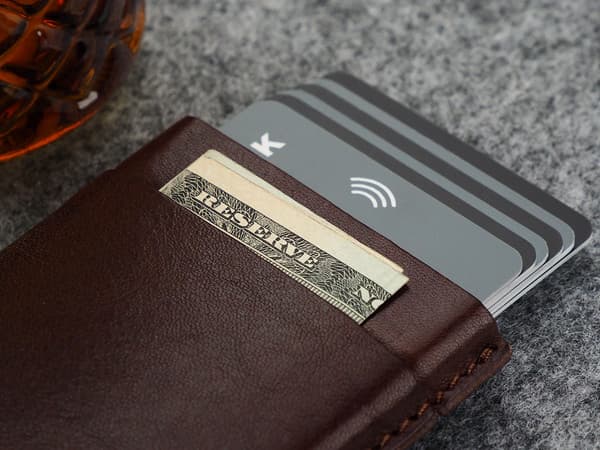 GOBI-lompakko kasviparkitusta nahasta, Nomad Brown