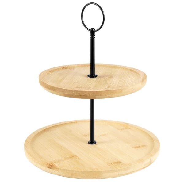 Bambufat, 2 nivåer, 24 cm