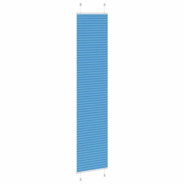 vidaXL Blå plisségardin 40x200 cm Tygbredd 39,4 cm