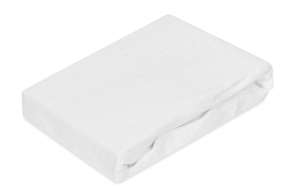 Muslin påslakan 70x140x10 cm vit