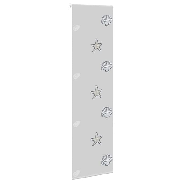 vidaXL Duschrullgardin 60x240 cm Tygbredd 56 cm