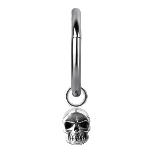 Berlocker - dödskalle - silver - D-008 Berlocker - dödskalle - silver - D-008
