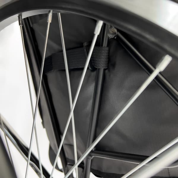 Wozinsky Dobbelt Cykeltaske Rygsæk 2i1 30l Sort (WBB30BK)