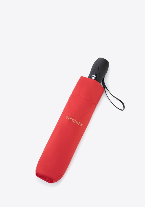 Wittchen Dam Automatisk Paraply i Låda Liten Röd Polyester