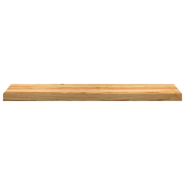 vidaXL trappetrin, 2 stk. brun 100x30x2 cm massivt egetræ