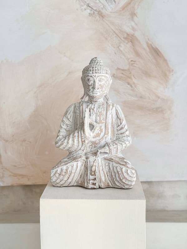Siddende Buddha Skulptur