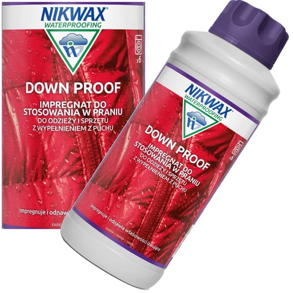 Nikwax Down Proof 1 liter vattentätning för kläder, sovsäckar och dunjackor