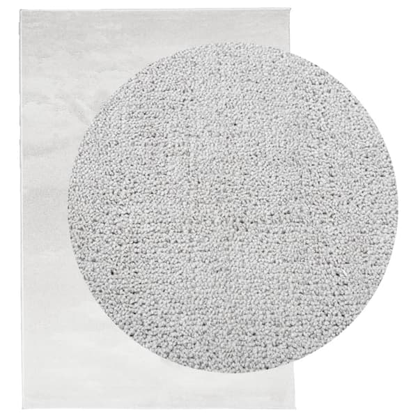 vidaXL OVIEDO tæppe, kort luv, grå, 140x200 cm