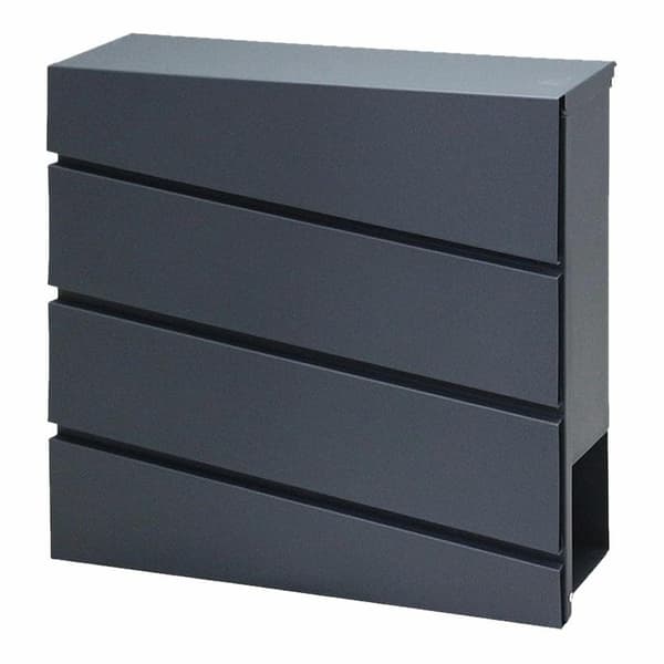 AW POSTKASSE ANTRACIT 41 370x370x105mm