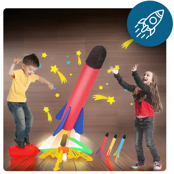 Barnens dubbelskumraketkastare katapult gravitationsspel
