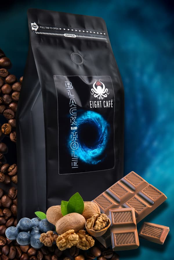 Friskristet malet kaffeblanding Black Hole 500G