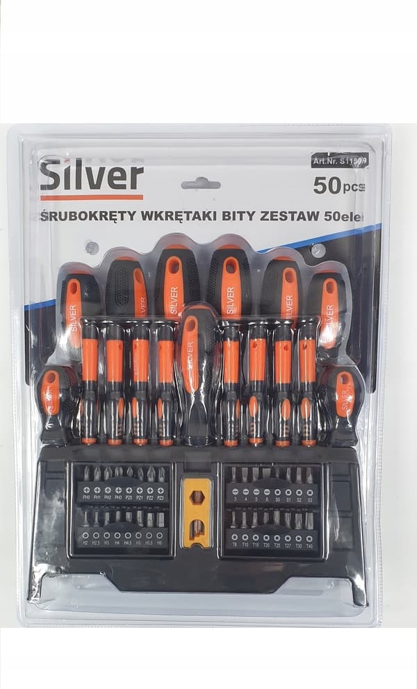 Set med skruvdragare och bits + magnetiserare