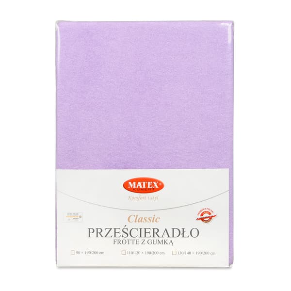 Frottélagen 180/190x190/200 CLASSIC Lavendel