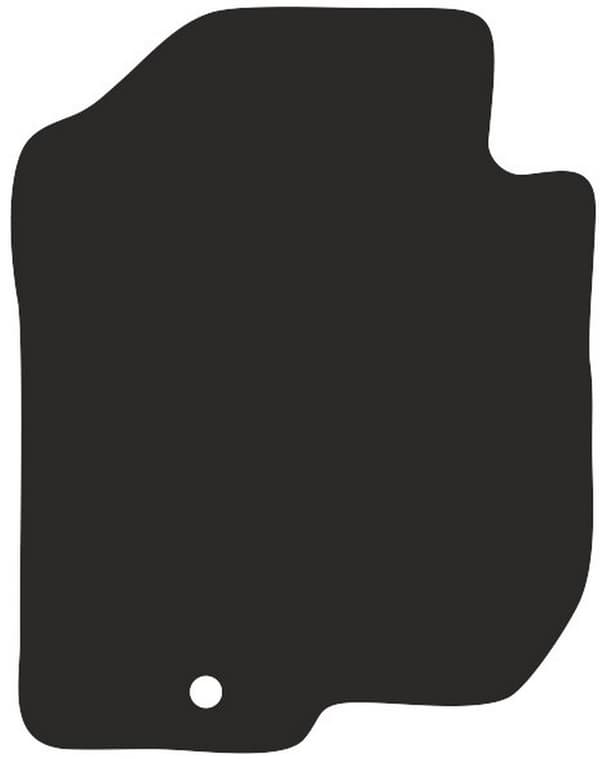 Polyamid chaufførmåtte med gummibagside til Kia Carens III minivan 2006-2010