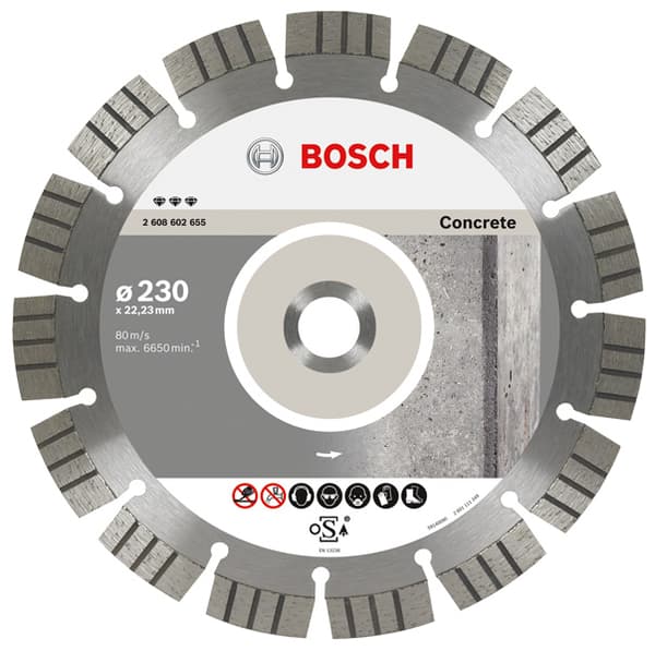 BOSCH DIAMANTKLINGE 230x22 SEG BETON