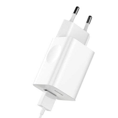 Baseus Opladnings Hurtigoplader, USB, QC 3.0, 24W (hvid)