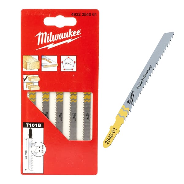 Milwaukee sågblad 75/2,5 mm 1 förpackning = 5 st.
