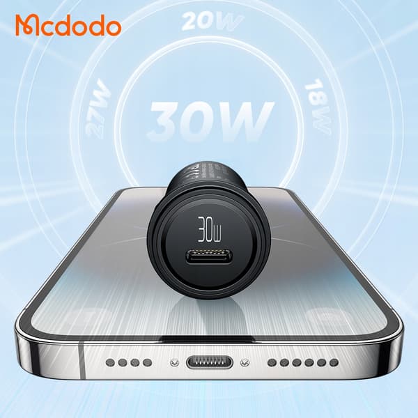 MCDODO PIKALATURI PUHELIMELLE USB-C LED + 1M USB-C-KAAPELI