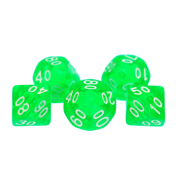 Bloody Cobblestone RPG Dice -setti, 7 metallinoppa