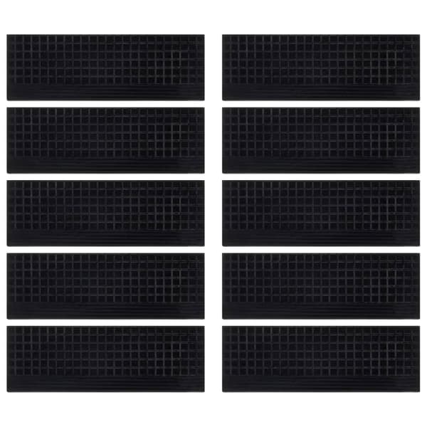 vidaXL trappetrin, 10 stk., 25x75 cm, gummi