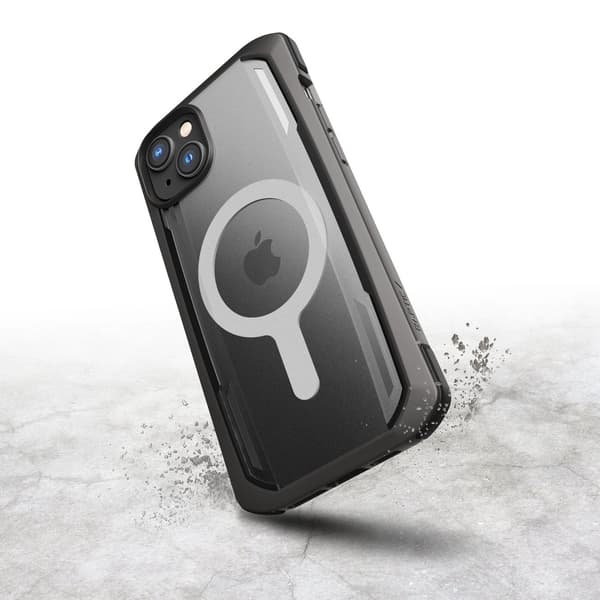 Raptic X-Doria Secure Cover iPhone 14 Plus med MagSafe pansret cover, sort