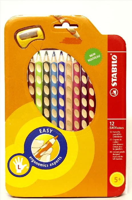12 STABILO EASYCOLORS LEWOR CAYONS