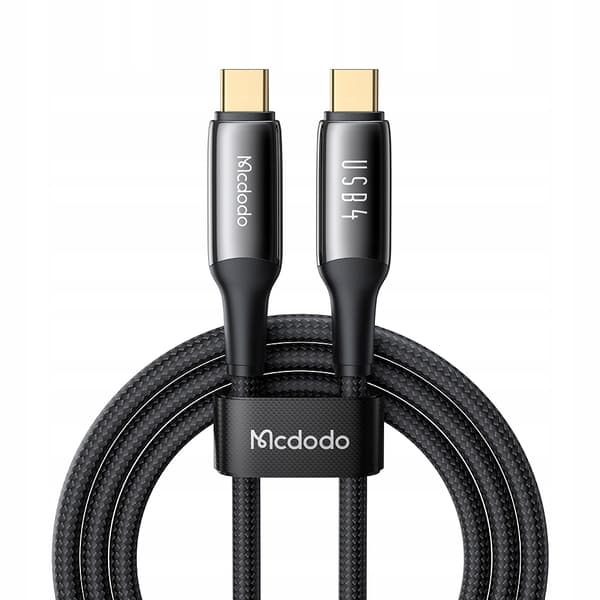 MCDODO USB-C-KABEL SNABBLADDNING THUNDERBOLT 4 40 GBPS 240 W USB TYP C 1 M